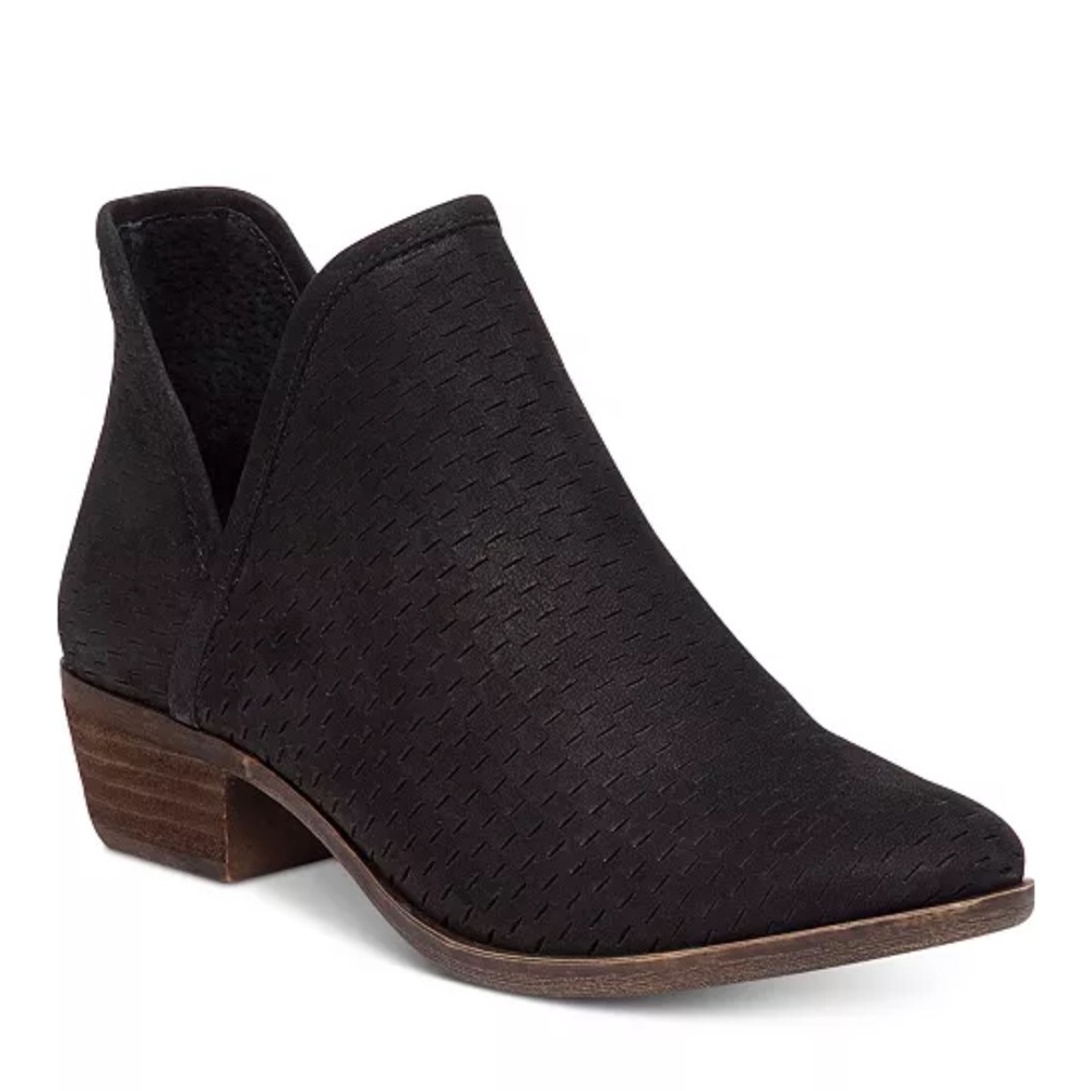 Lucky Brand Baley Perforated Chop Out Booties
